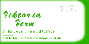 viktoria herm business card